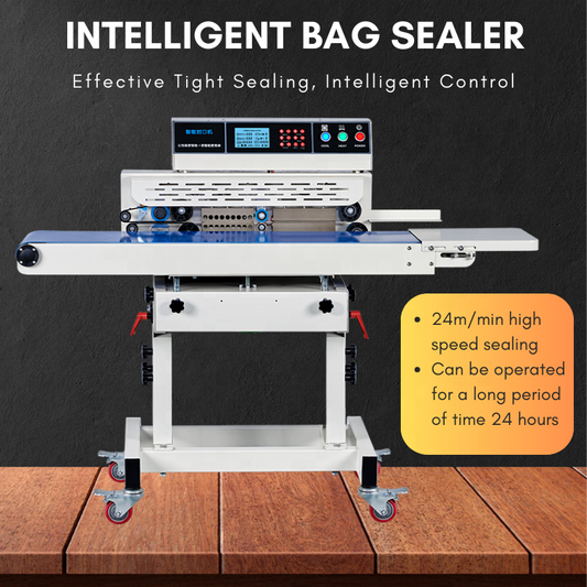 Smart Continuous Band Vacuum Sealer Machine Nitrogen Sealing Machine for Food Foil Pouches