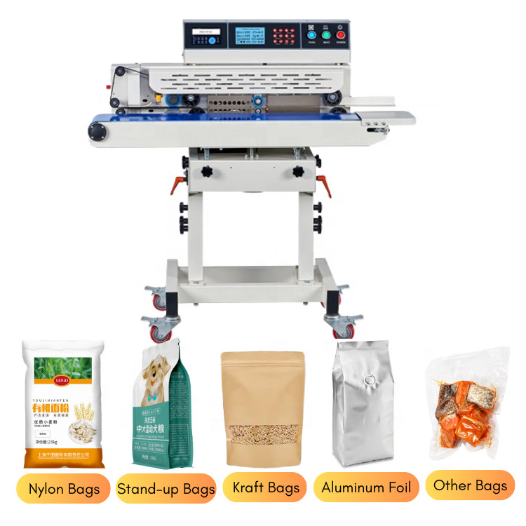 New Generation Vacuum Pumping Nitrogen Filling Coding Integrated Sealing Machine Industrial Continuous Coffee