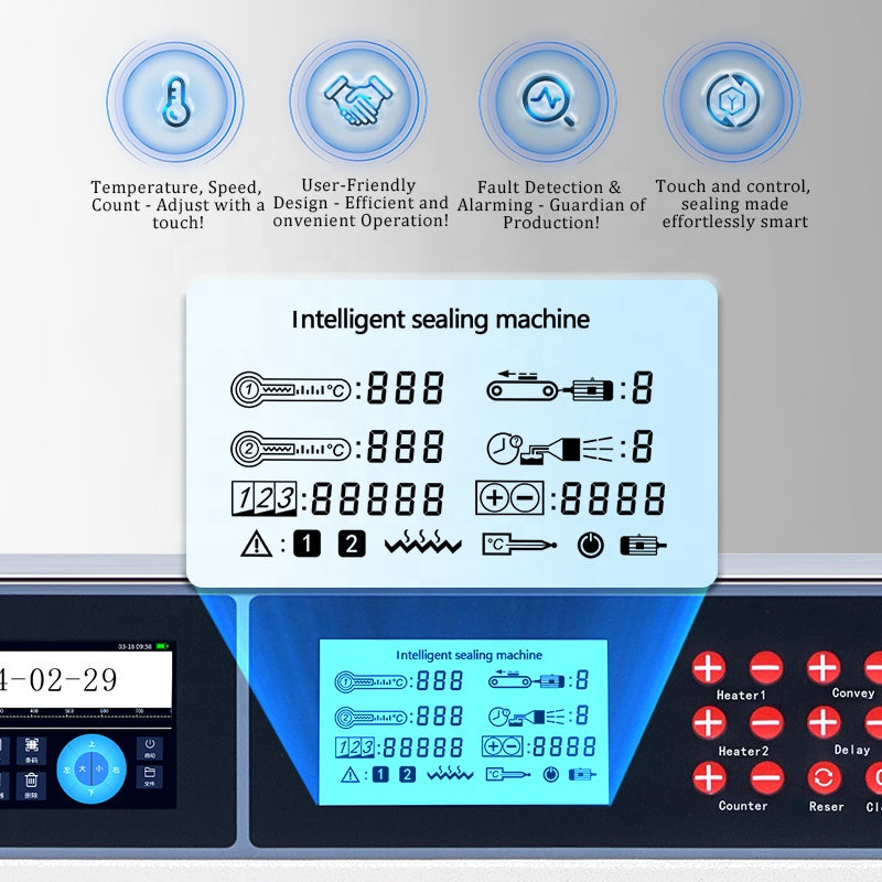 Heavy Duty 210A Continuous Automatic Smart Band Sealer for Plastic Film Bag