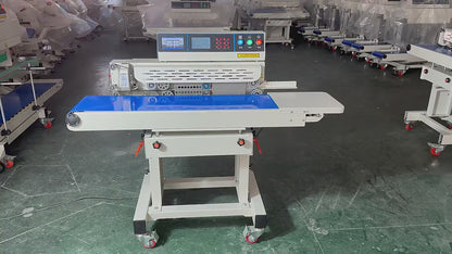Smart Continuous Band Vacuum Sealer Machine Nitrogen Sealing Machine for Food Foil Pouches